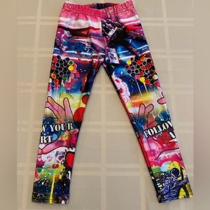 Zara Terez Girls Medium leggings